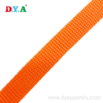 pp webbing colorful orange 20mm polypropylene belts